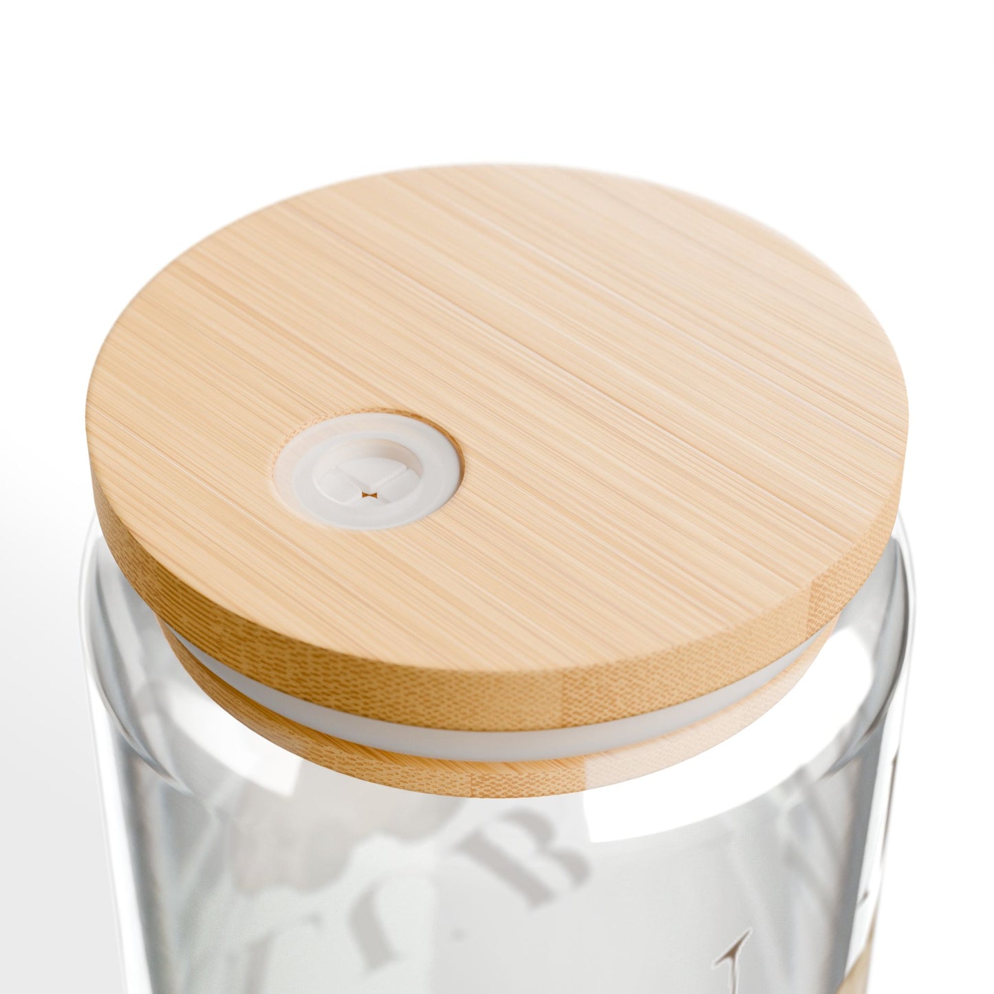 Boy Mom Club Glass and Bamboo Tumbler with Straw