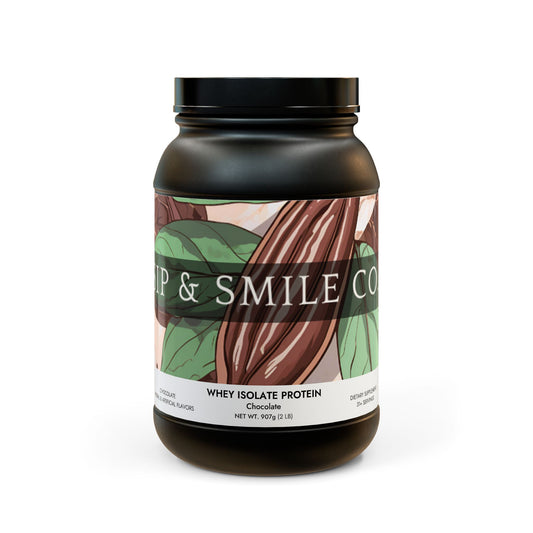 Sip & Smile Co. Chocolate Whey Isolate Protein Supplement (2lb)