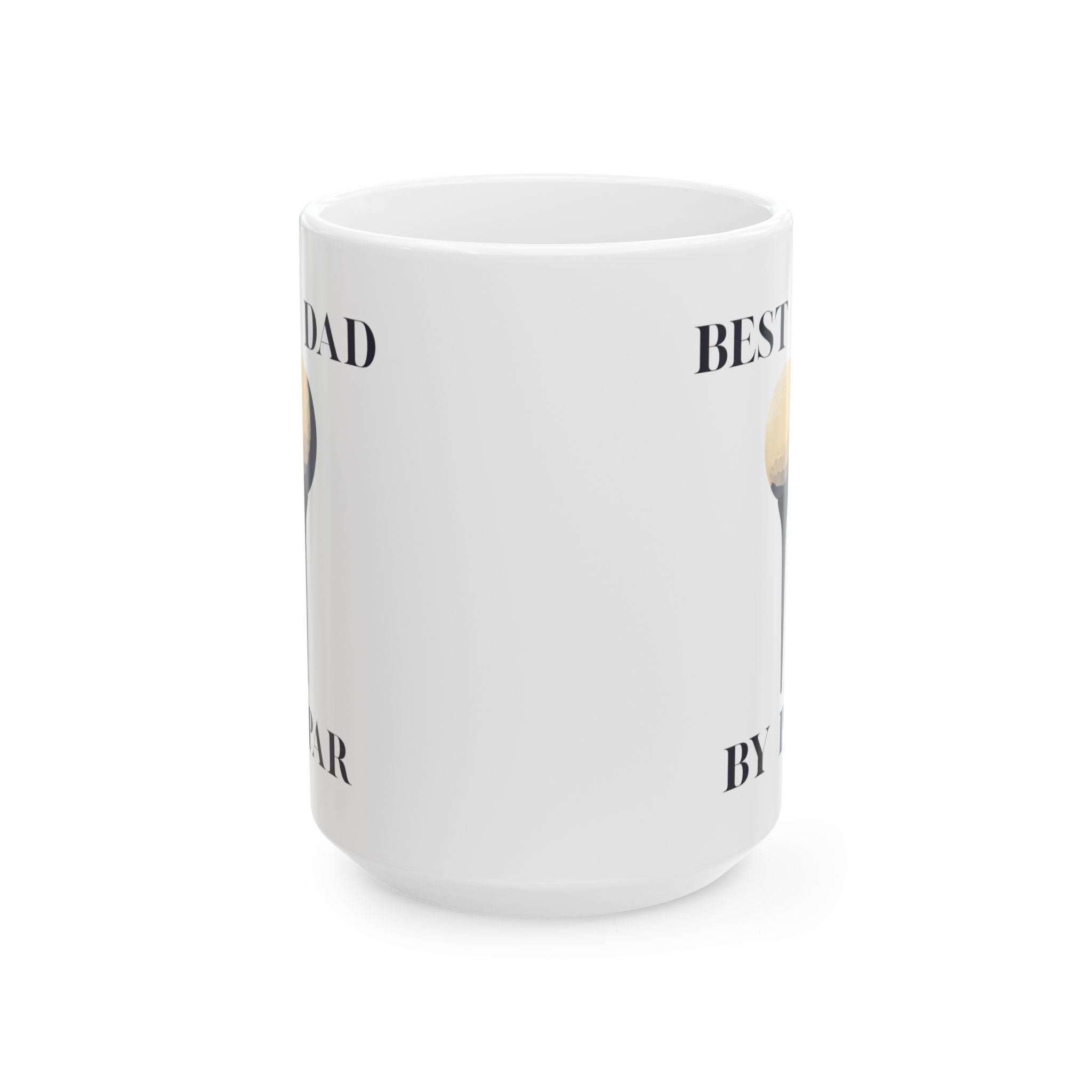 Best Dad By Par Ceramic 15oz Golf Mug