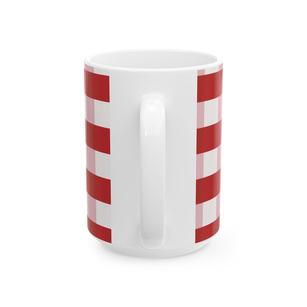 Well Plaid 15oz Ceramic Christmas Mug