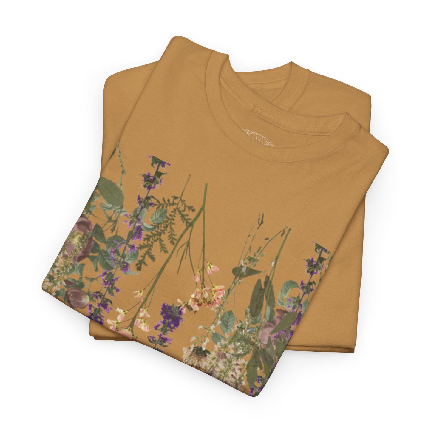 Floral Graphic Cotton Tee for Women