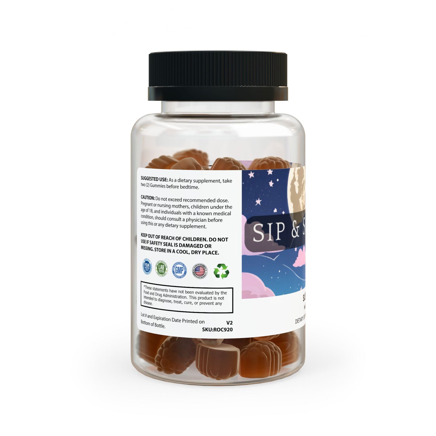 Sip & Smile Co. Sleep Well Gummies (60 Gummies)