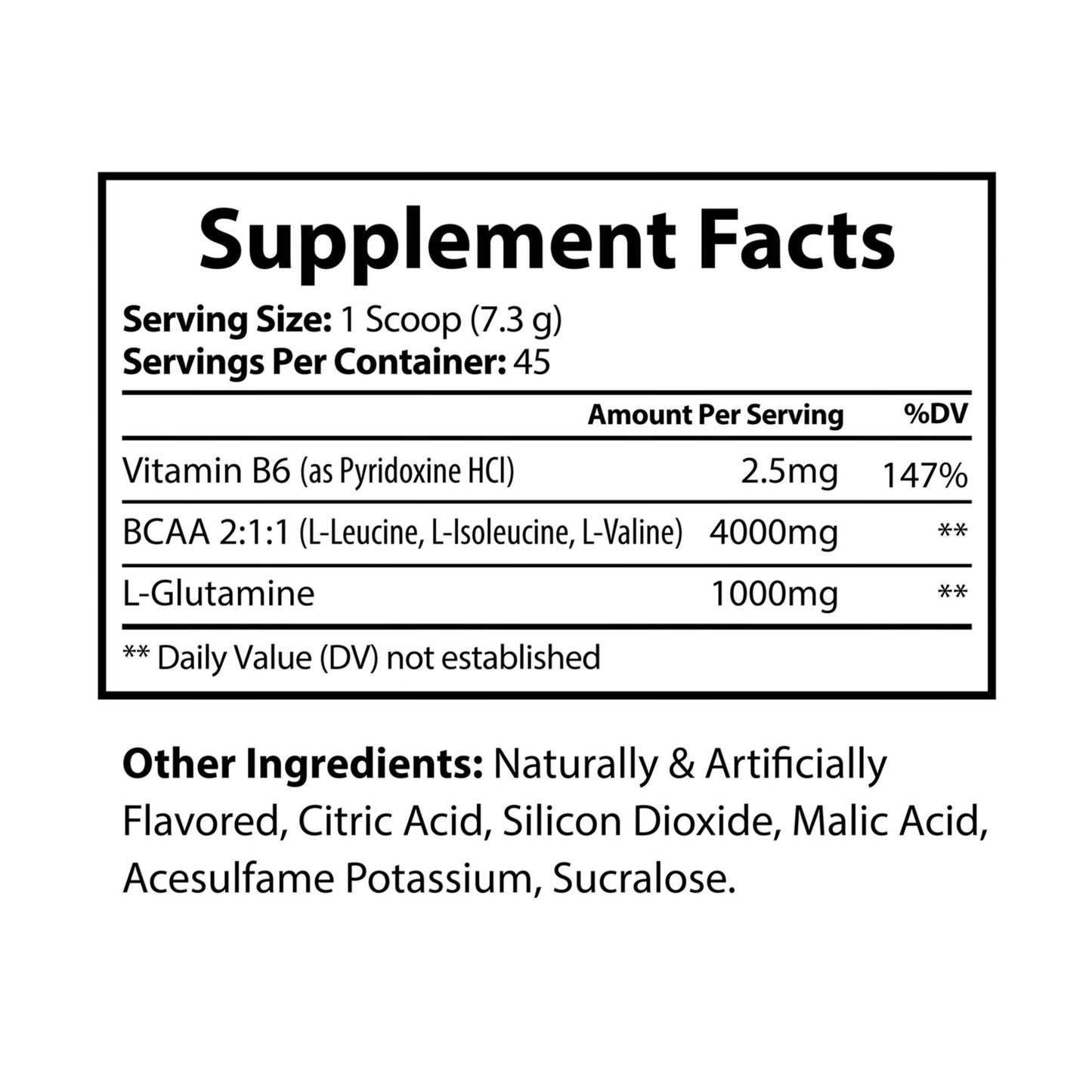 Sip & Smile Co. Watermelon BCAA Supplement (45 servings)