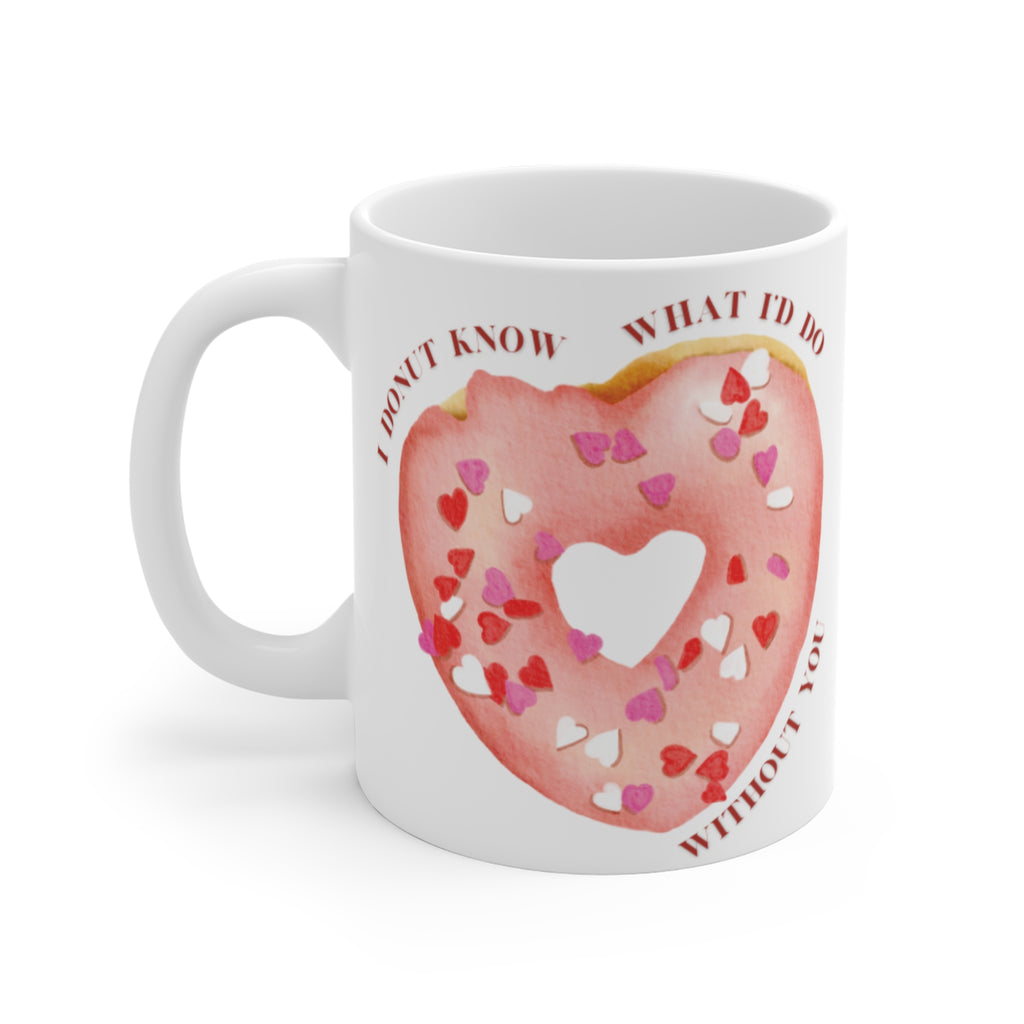 11oz Ceramic Donut Love Mug