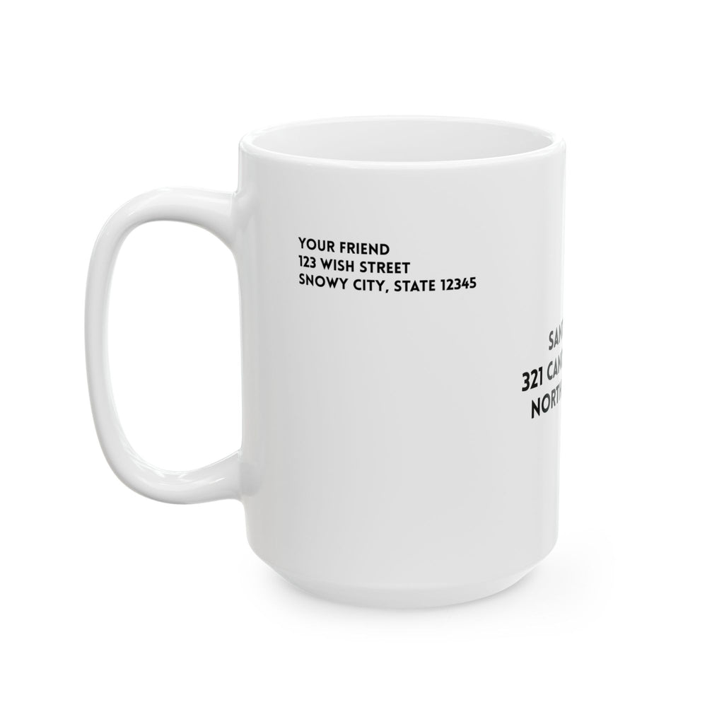 Letter to Santa 15oz Ceramic Christmas Mug