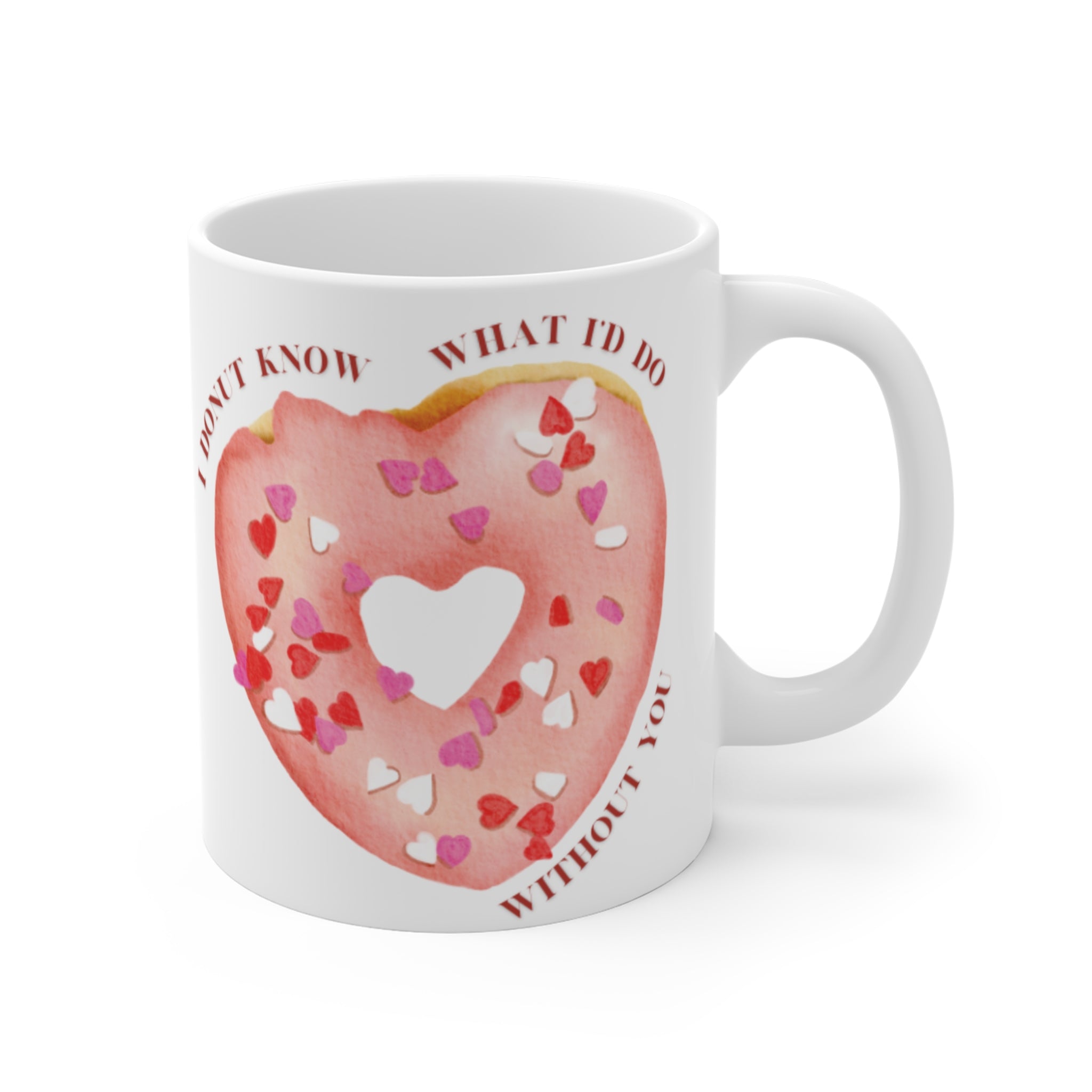 11oz Ceramic Donut Love Mug
